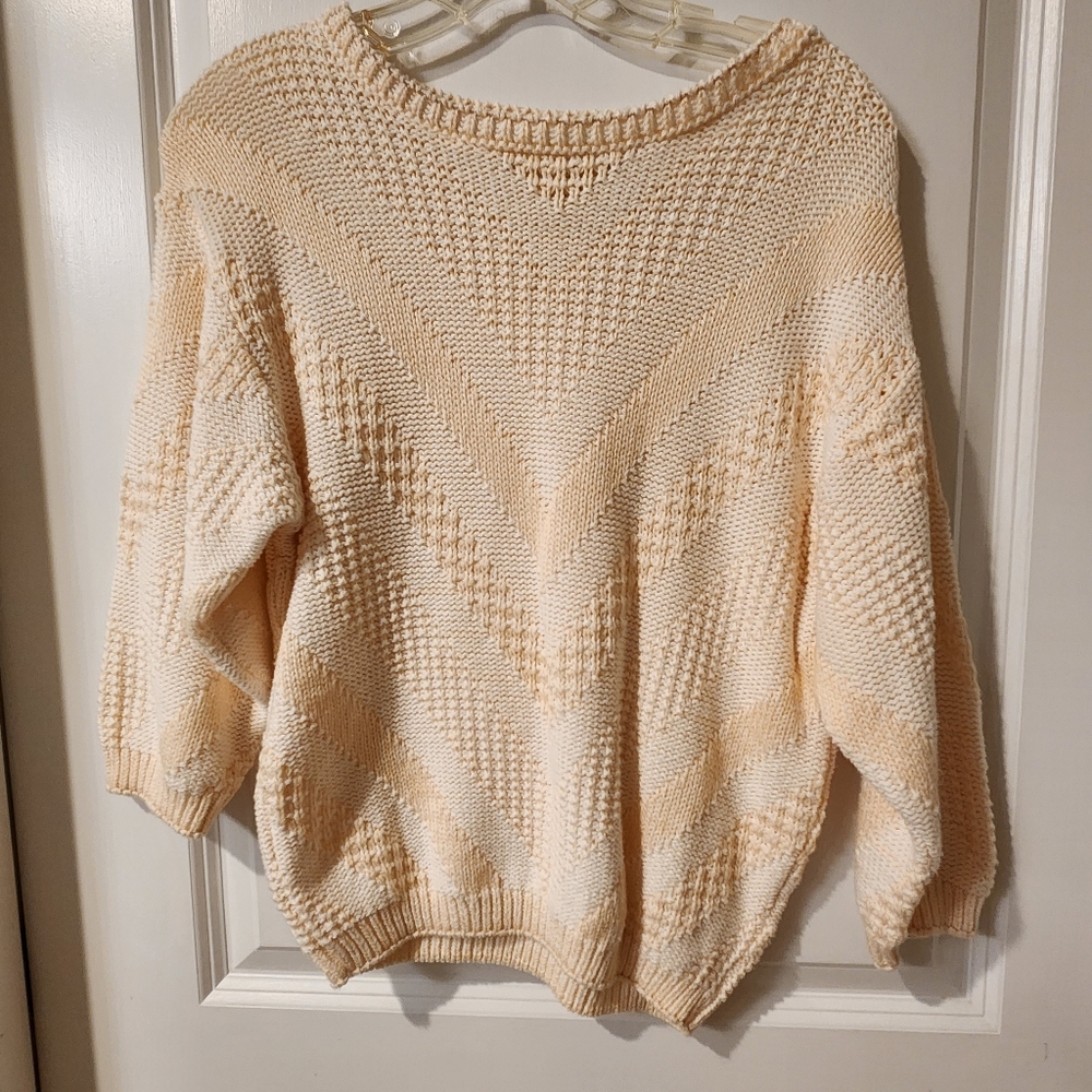 Across America by Knit Maven vintage sweater size M